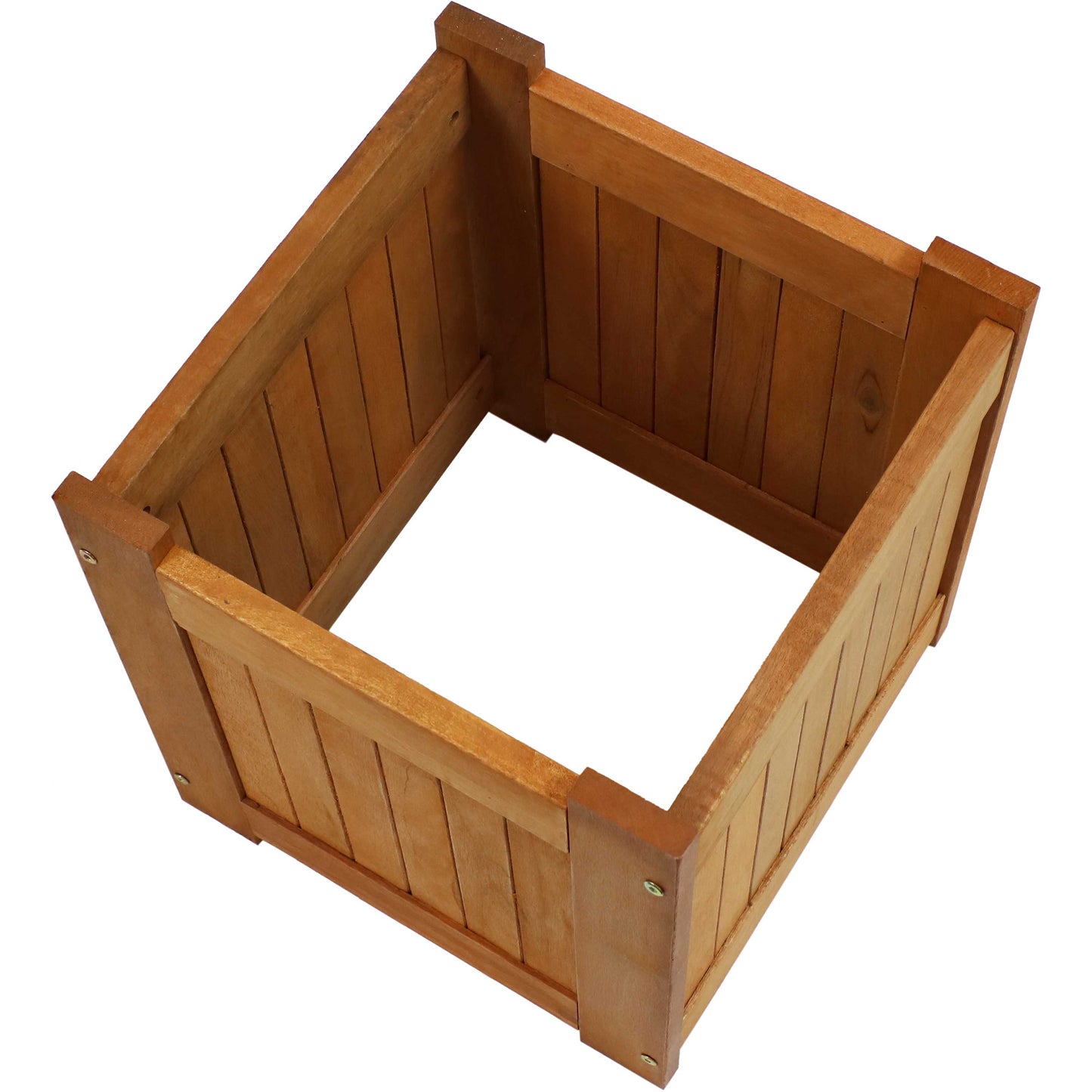 Meranti Outdoor Square Wooden Planter Box - 16'