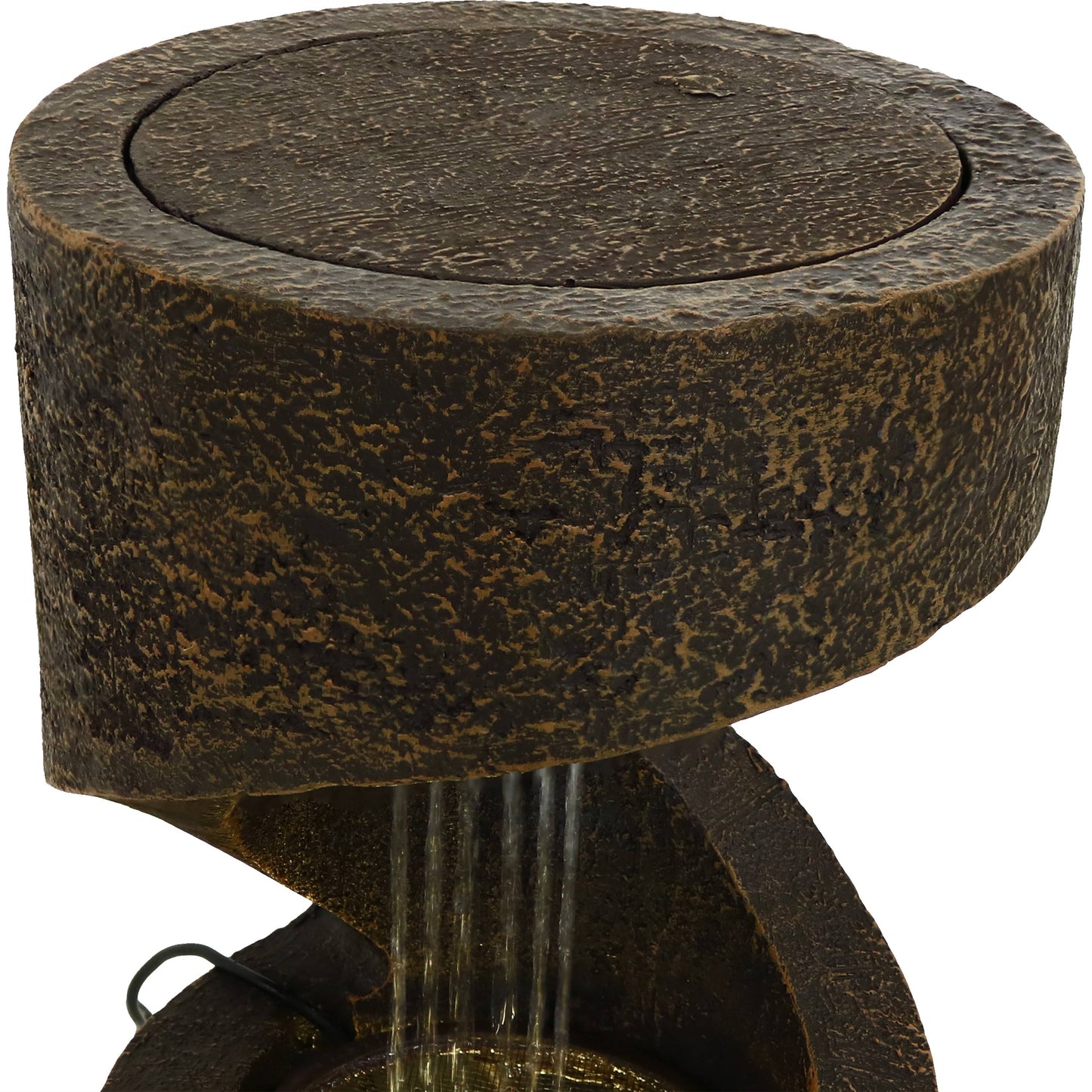Winding Showers Indoor Waterfall Fountain with LED Light - 13'