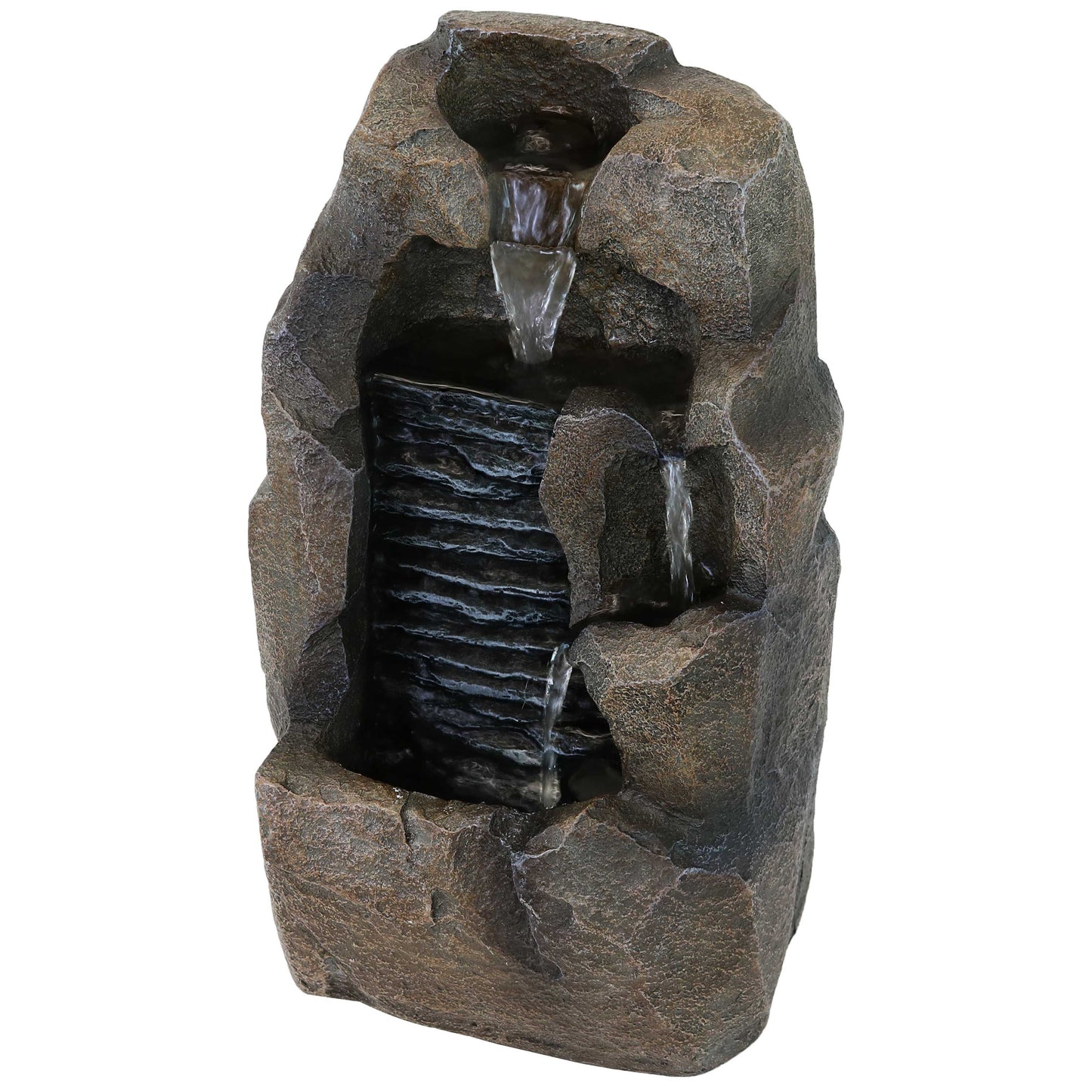 Stony Rock Waterfall Indoor Tabletop Fountain - 11'