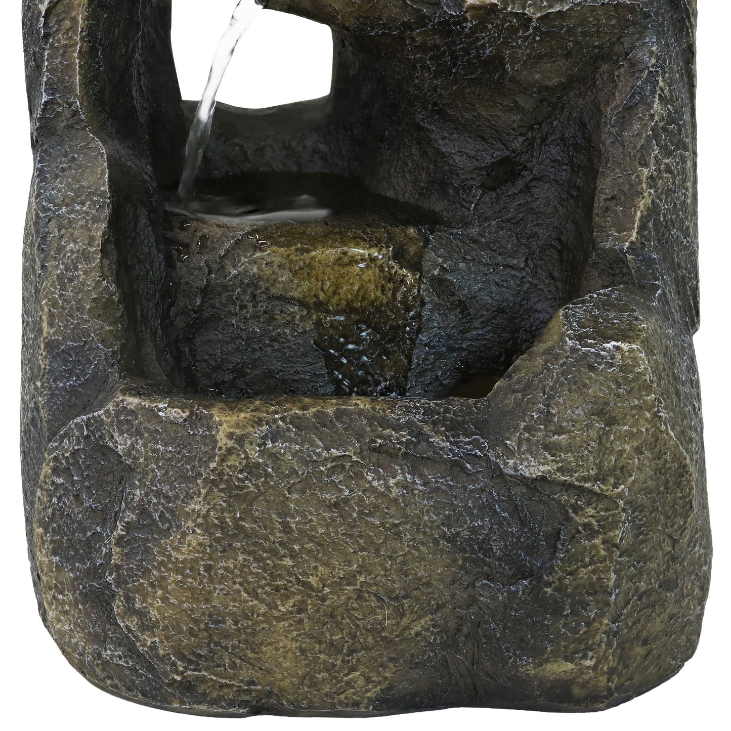 Cavernous Rock Tiers Indoor Tabletop Fountain - 12'