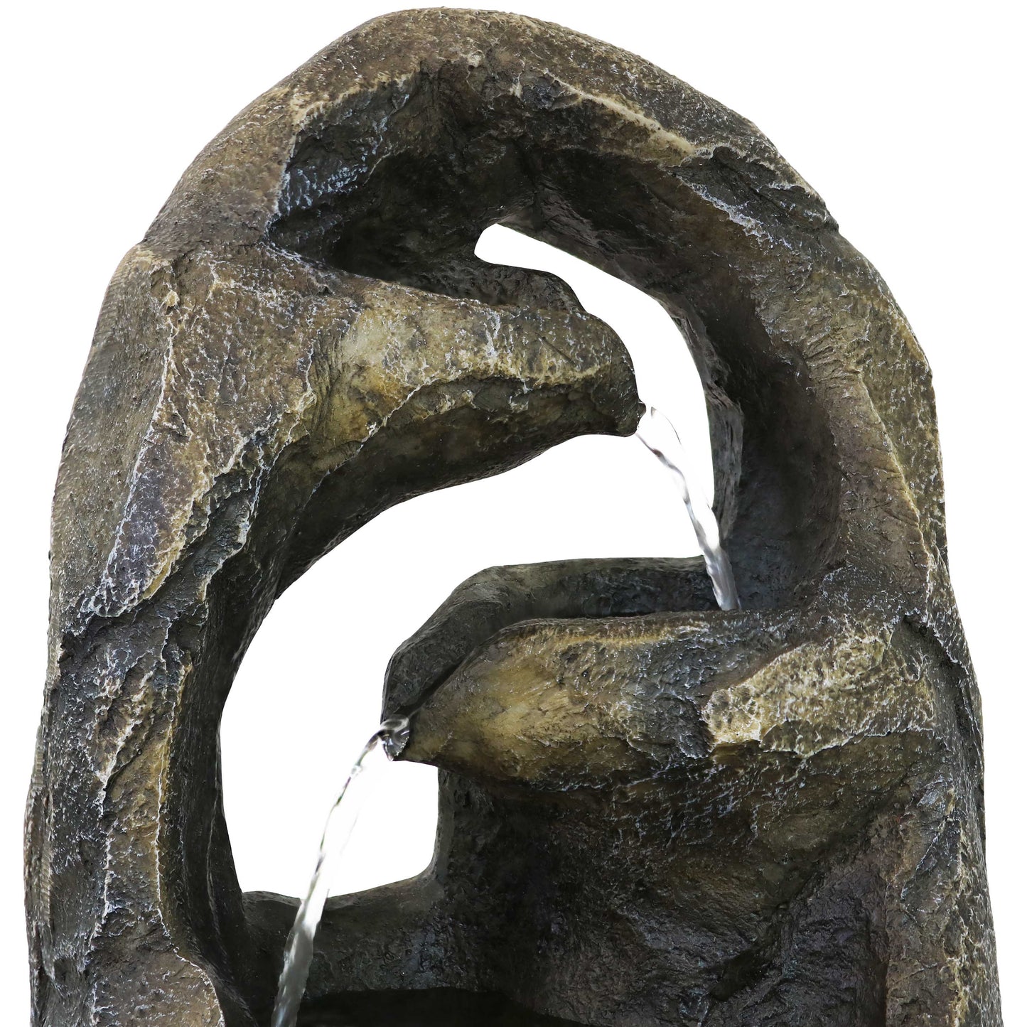 Cavernous Rock Tiers Indoor Tabletop Fountain - 12'
