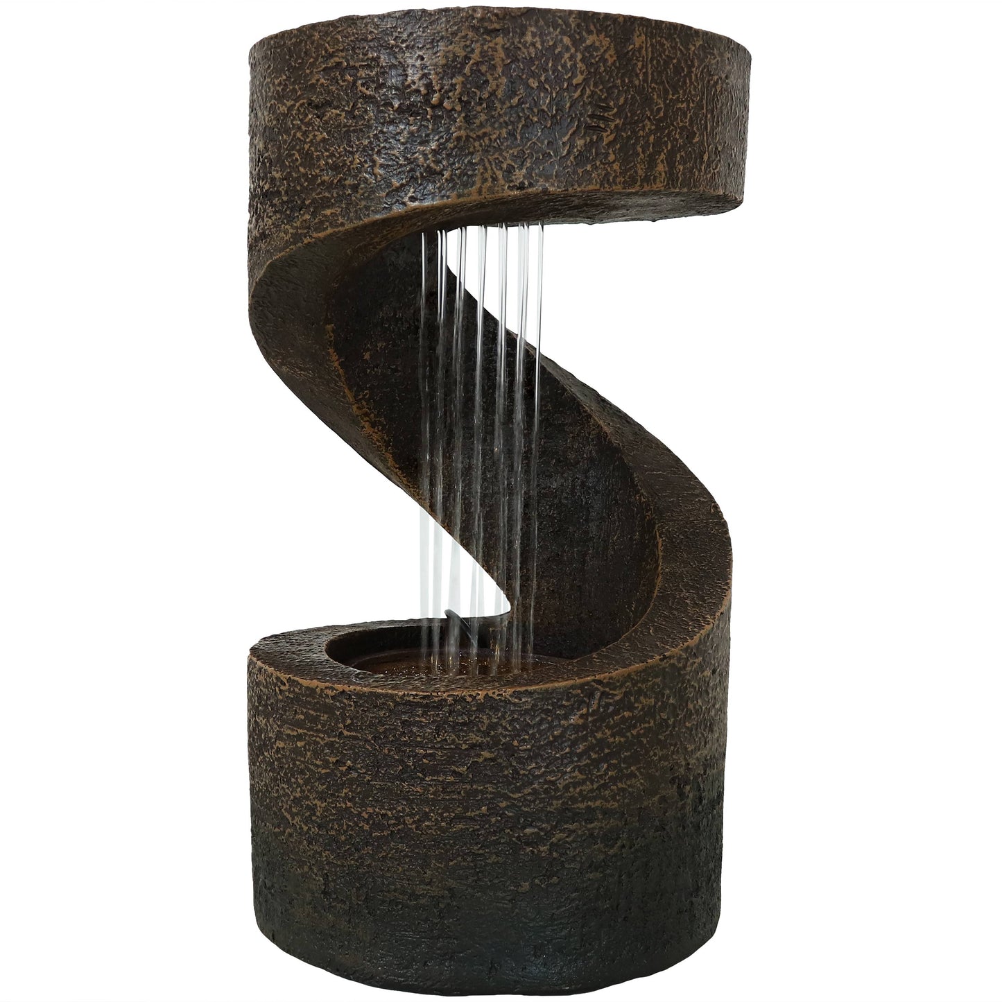 Winding Showers Indoor Waterfall Fountain with LED Light - 13'
