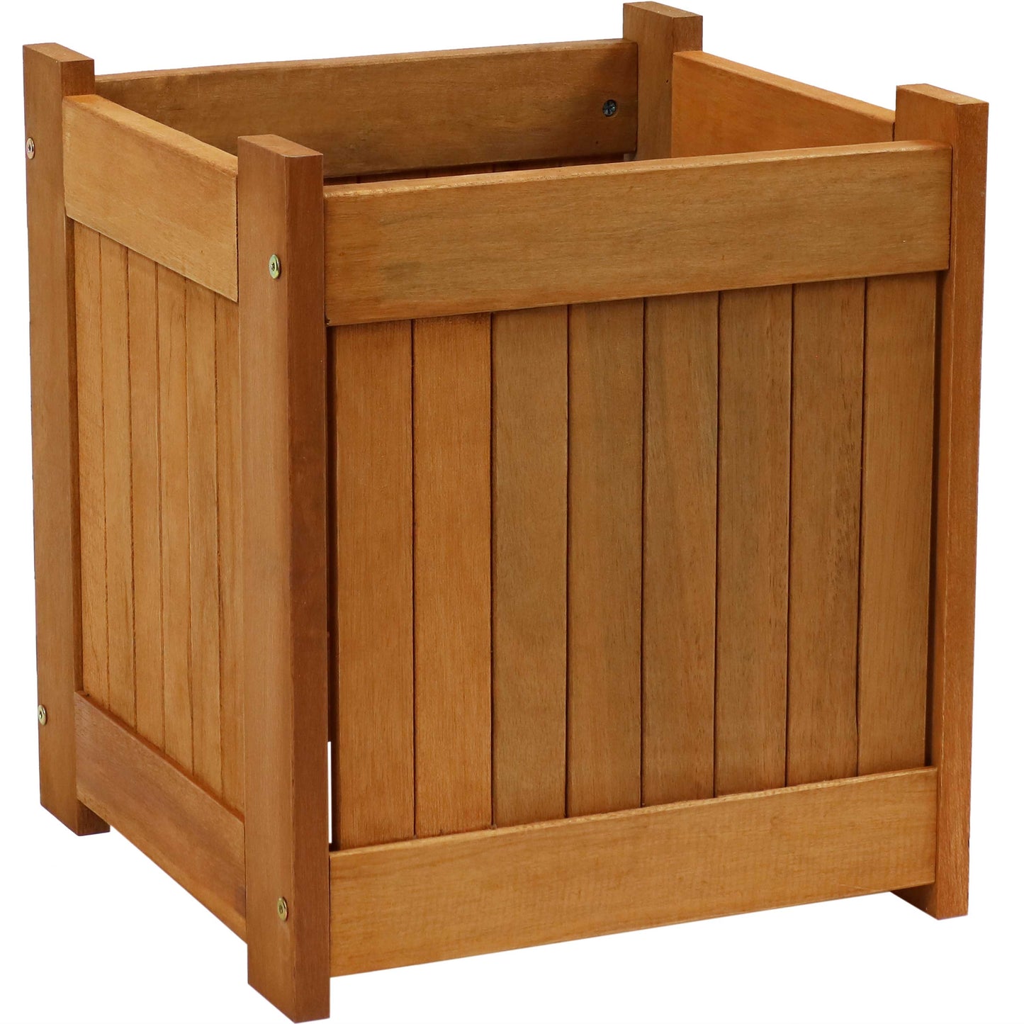 Meranti Outdoor Square Wooden Planter Box - 16'